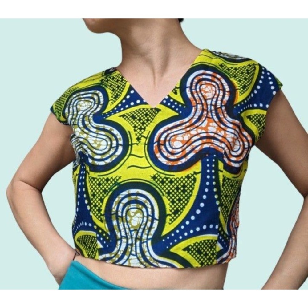 Ankara Crop top